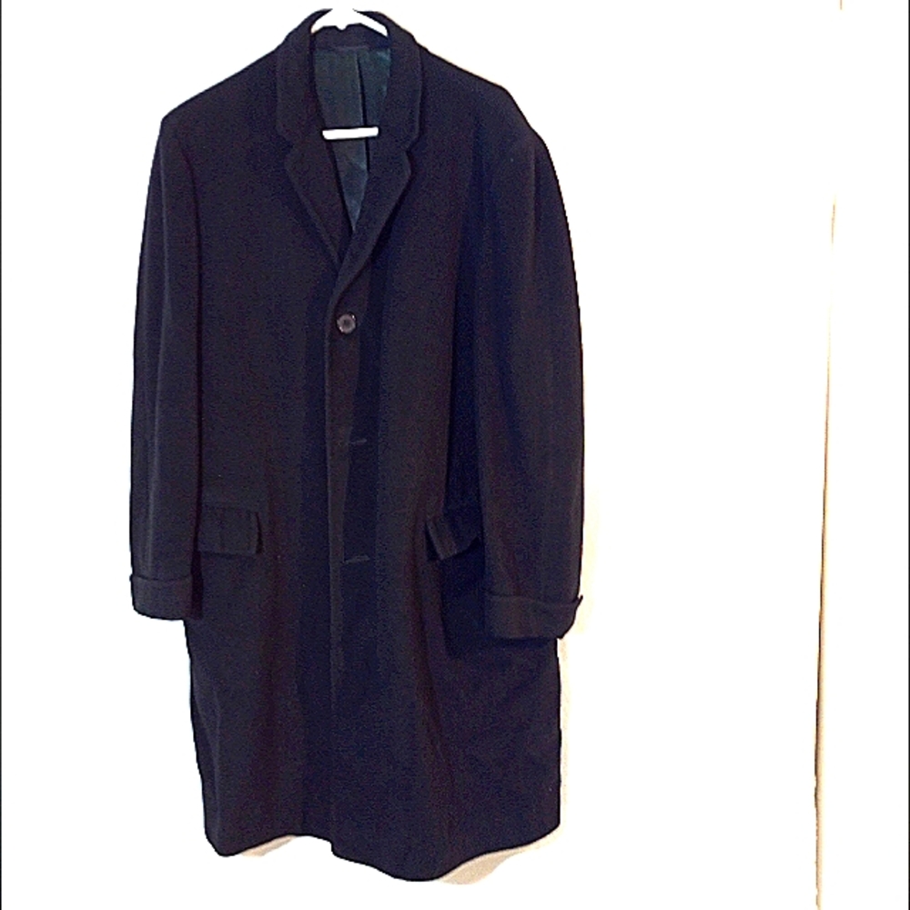 Vintage Cashmere Haarubian Hand Taylored Overcoat Chest48